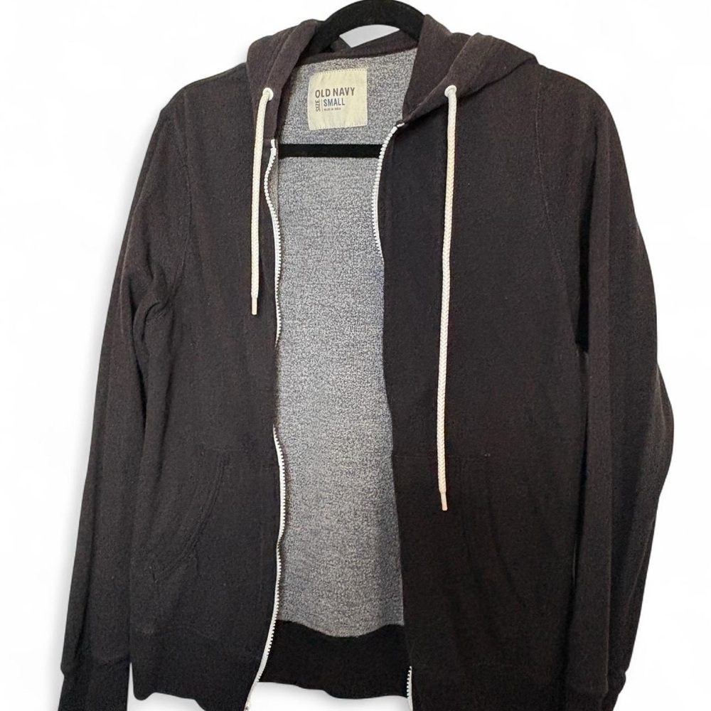 Old Navy Men's Dark Gray Zip-Up Sweater